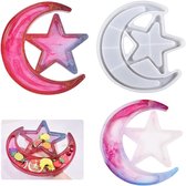 Epoxy hars mal voor huisdecoratie DIY handwerk - Mond Star vorm - opberglade - siliconen - epoxyschotel plaat - gietvorm - hars ornamenten - creatief decoreren