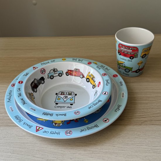 Baby Servies Roze - Porselein / Dishware Place Setting