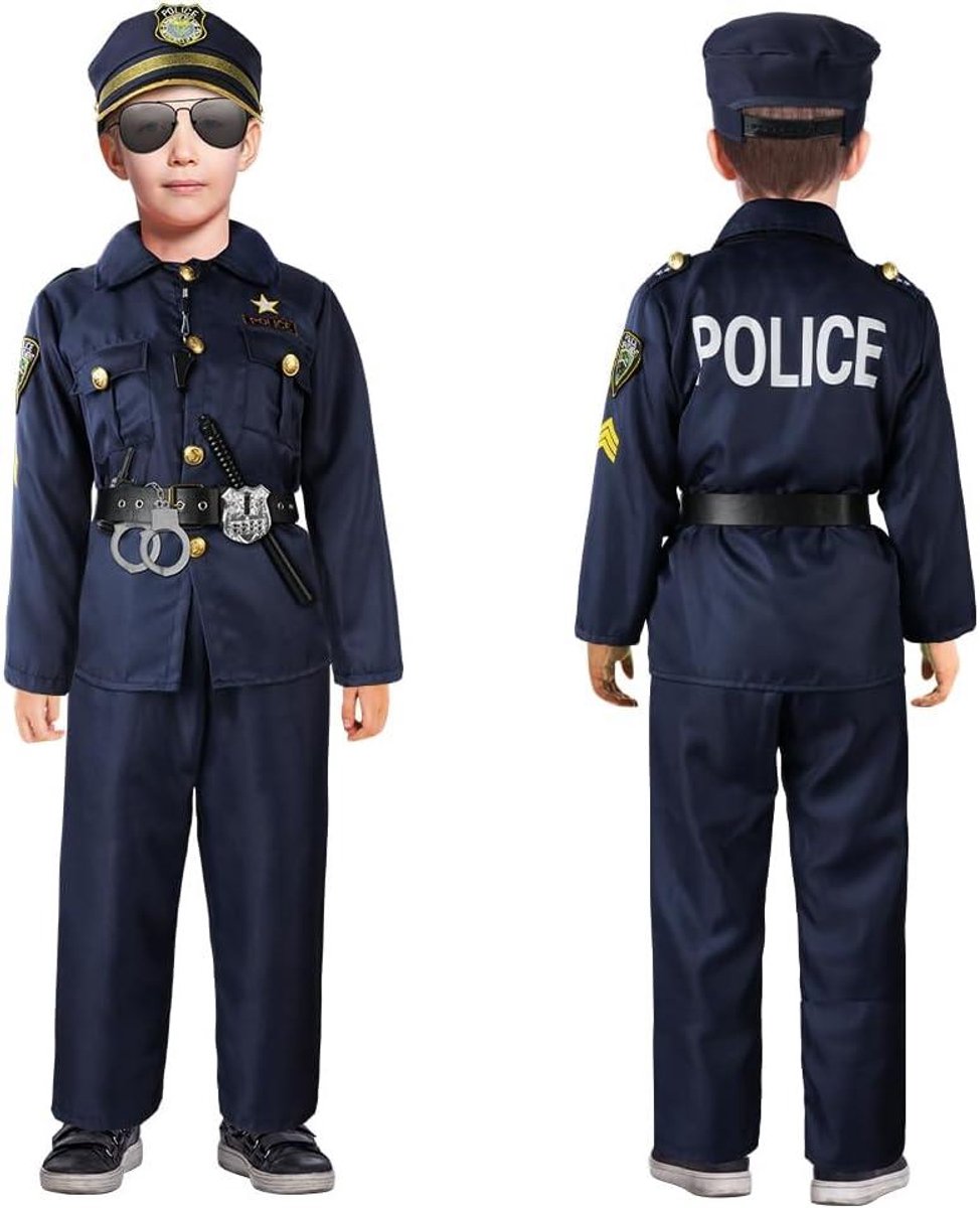 Sincere Party Kinderpolitie kostuum Kinderpolitie kostuum Fantasy politie kostuum Mannelijke en vrouwelijke personages 3-4 jaar oud Sincere Party Kinderpolitie kostuum Kinderpolitie kostuum Fantasy politie kostuum Mannelijke en vrouwelijke personages 3-4 jaar oud