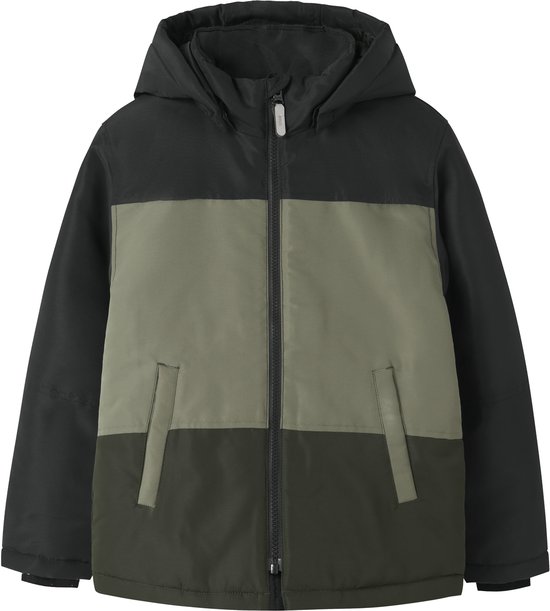 Giacca Bambino NAME IT Nkmmax Pa Block Noos - Con Cappuccio Rimovibile, Per Autunno