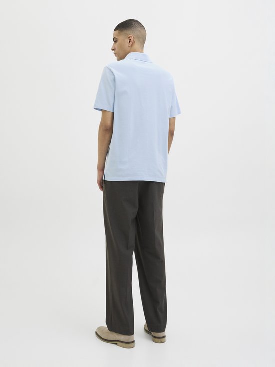 Polo Jack & Jones Jprbluwilliam Wash SS Polo Sn 12257315 Chambray Blue Homme Taille - L