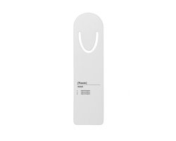 Hacebo® - Gepersonaliseerde naamdefinitie metalen boekenlegger - Collega - Collega - collega cadeau - collega - welkom cadeau - afscheid - Leuk kado voor je collega om te geven Bladwijzer boekenleggers - 12.7 cm x 3.2cm