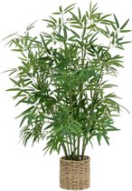 Atmosphera Kunstplant Bamboeplant met pot - Ø45xH100cm - Groen