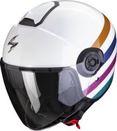 Scorpion Exo-City Ii Bee White-Green-Gold S - Maat S - Helm