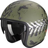 Scorpion Belfast Evo Nevada Matt Green-Silver XL - Maat XL - Helm