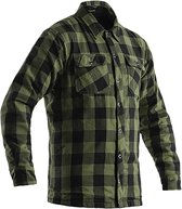 RST X Kevlar Lumberjack Ce Mens Textile Shirt Green 46 - Maat - Jas