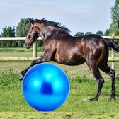 Speelbal paard - grote speelbal voor paarden - blauw - 85 cm