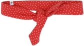 Ducky Beau baby haarband one size rood/hartjes