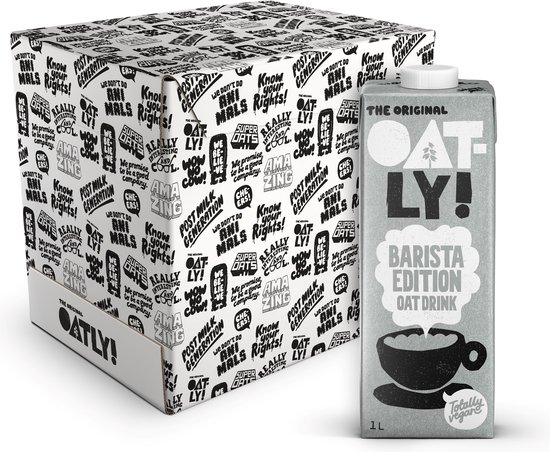 Oatly Haver Barista Edition - 6 stuks - (6L) - Houdbare plantaardige melk - Barista - Voordeelverpakking