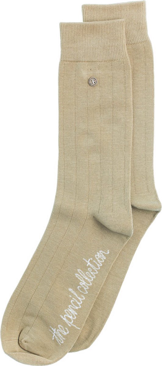 Alfredo Gonzales unisex sokken pencil classic beige