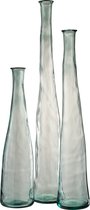J-Line vaas Noah - glas - transparant - large - 120 cm hoog