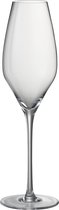 J-Line drinkglas Leti - champagne - glas - 6 stuks
