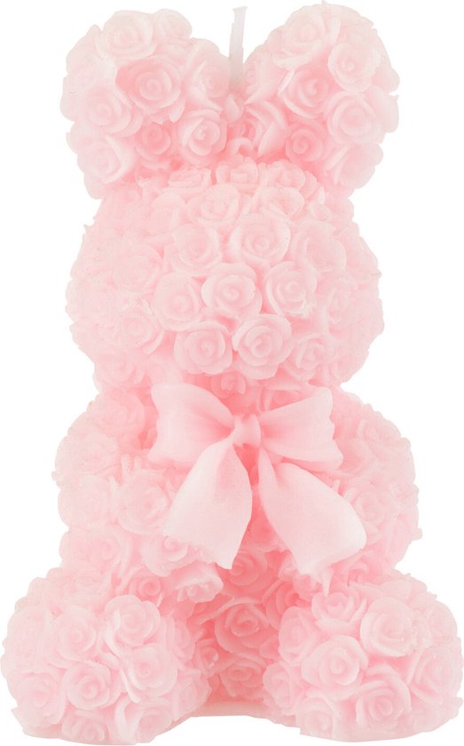 J-Line bougie Lapin - rose - small - 8H