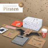 Balune Kinderfeest Pakket Piraten XL (62 delig) - Verjaardag Decoratie Versiering Feestje Slingers Bordjes Bekers Servetten