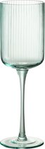 J-Line Ralp wijnglas - glas - groen - 6 stuks - woonaccessoires