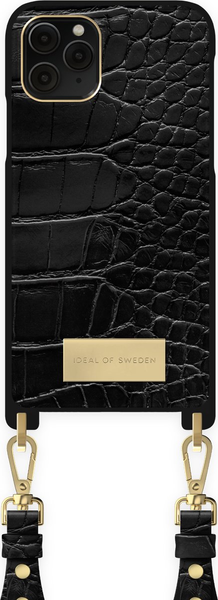 iDeal Of Sweden Atelier Necklace iPhone 11 Pro / XS / X Black Croco
