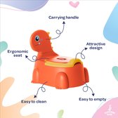 Toiletpot voor baby's om netheid te leren, toilet voor baby's en kinderen, comfortabel, antislip, met spatbescherming en geurremmend, eenvoudig legen met afneembare pot