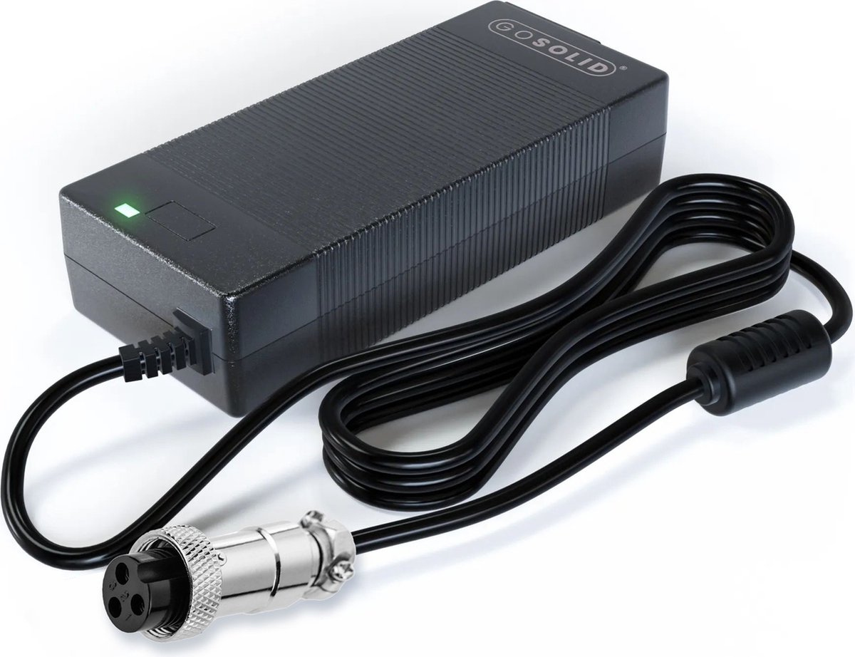 GO SOLID! ® Oplader geschikt voor Lexgo RX1 67.2V 2A met GX16-3