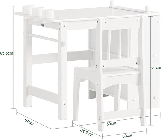 Relquorax Children's Table and Chair Set (Natural Relquorax Children's Table and Chair Set (Natural