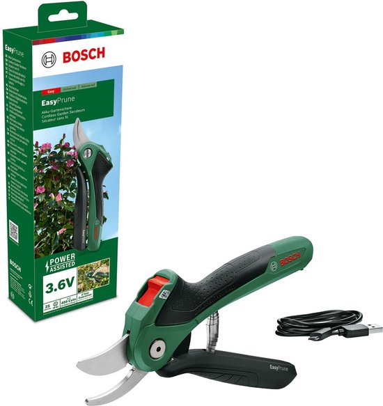 Bosch EasyPrune Accu snoeischaar - Met 3.6 V accu en USB lader