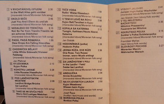 Moravanka Jana Slabáka* – To Nejlepší (1975-1985) (The Best Of) - Cd Album