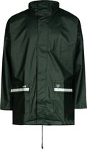 Lyngsøe Rainwear Microflex groene regenjas met reflectie - maat XL