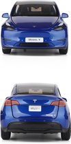 1:32 Tesla Model Y Suv Gelegeerd Automodel Diecast Metalen Voertuigen Auto Model Geluid En Lichtsimulatie