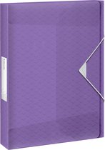 Esselte Colour'Breeze Dossiermap - Sorteermap voor A4 Documenten - Rugbreedte van 25 mm - Lavendel