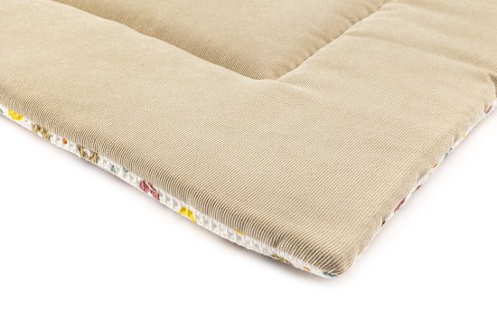 May Lovely - Speelkleed - Babykleed - Beige - Kleuren - Groot, heerlijk zacht en extra dik ! - Jumping cheeta - 150 x 120 cm van May Lovely — afbeelding 4