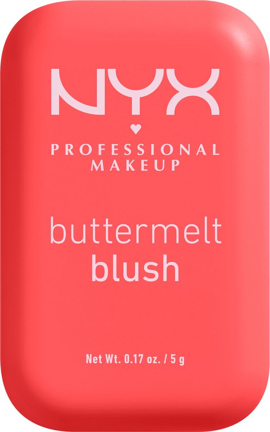 NYX Professional Makeup Buttermelt Blush - Alle huidtypes - Verrijkt met mango-, amandel- en sheaboter - Had Butta - 5 gr