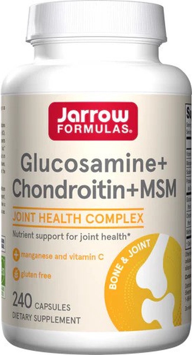 Goedkoopste Jarrow Formulas Glucosamine Chondroitin MSM 240 capsules