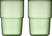 Lyngby Glas Torino Drinkglas 40 cl 2 st. Groen