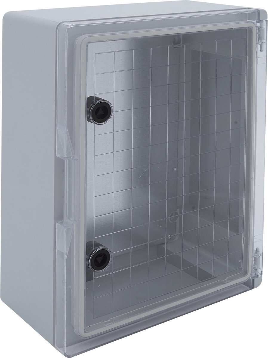 Lege Groepenkast - 400x300x165mm - Velvalux Panoboxpro - Transparant Deksel - Installatiekast - Kunststofkast - Waterdicht IP65
