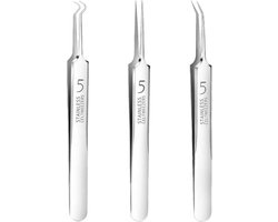 Pincetten 3-Pack - Los huidproblemen op. Voor schoonheid, hobby of reparatie