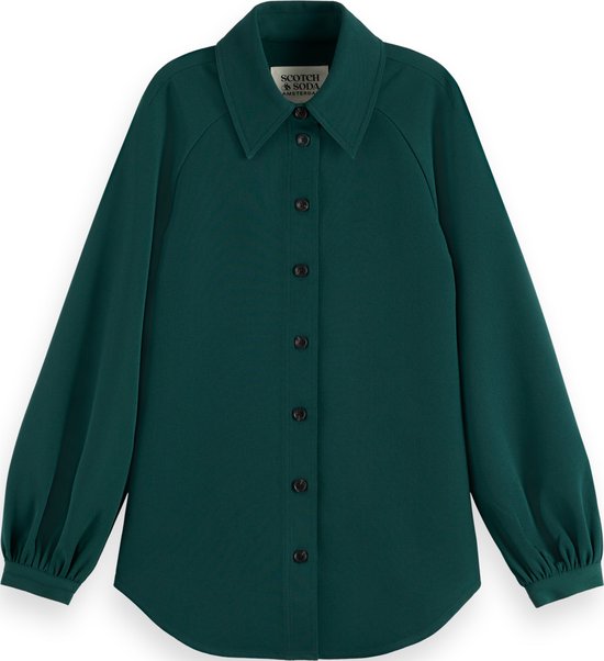 Scotch & Soda CREPE PEASANT SLEEVE OVERSHIRT Dames Overhemd - Maat 42