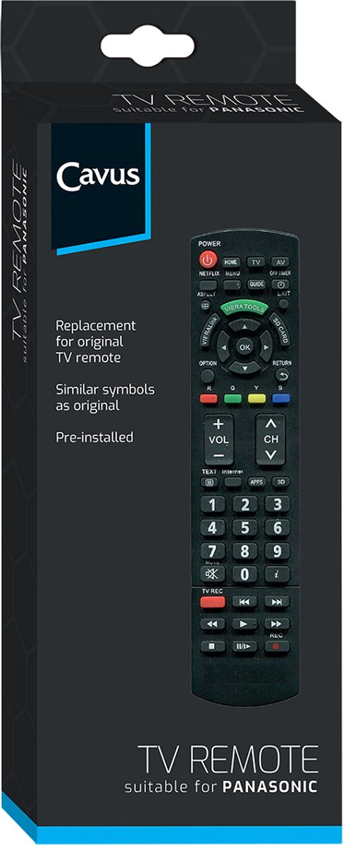 Cavus Universele Afstandsbediening Panasonic CRC5