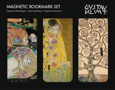 Magnetische boekenlegger, set van 3, Klimt: Kus, Boom, Slangen