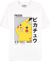 Pokémon - Pikachu T-shirt - Wit - XL
