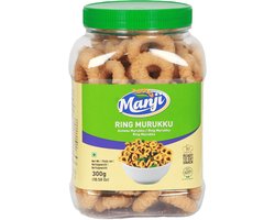 Manji - Ring Murukku - Indiase Snack - 3x 300 g