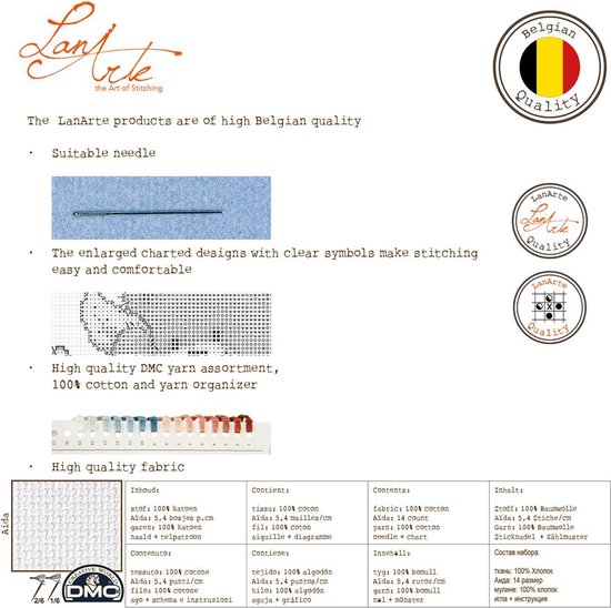 Telpakket kit Gieter  - Lanarte - PN-0007950