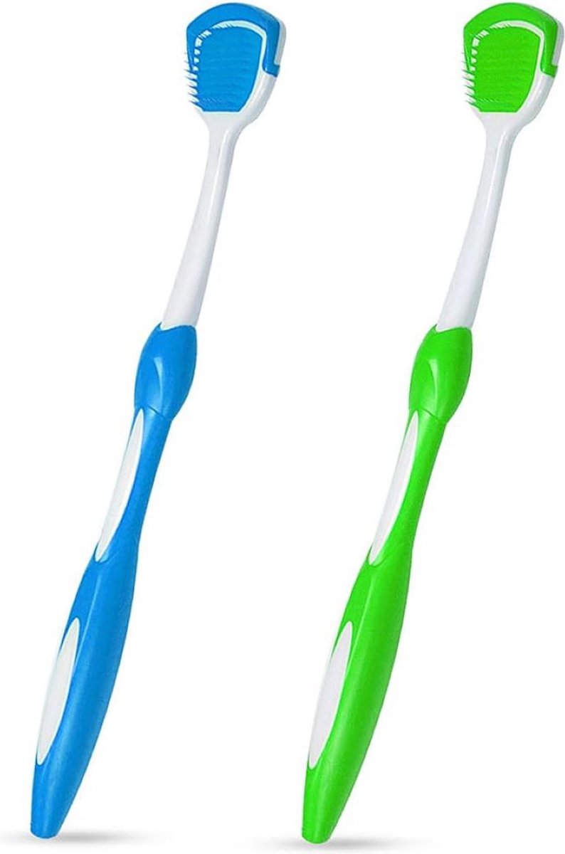 Goedkoopste set van 2 Tongschrapers - Diverse Kleuren - Mondverzorging - 100 Hygiënisch - Duurzaam - Tongschrapers - Tong Schraper - Tong Reiniger - Tongreiniger - Must Have Voor In De Badkamer!