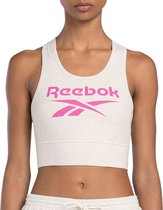 Reebok RI BL COTTON BRALETTE - Soutien-gorge de sport pour femme - Wit/ Rose - Taille XS
