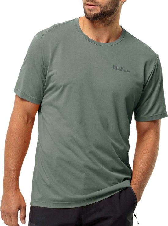 Jack Wolfskin Delgami S/S Men - Outdoorshirt - Heren - Groen - Maat M