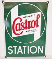 Castrol Station Porcelain Sign - 52 x 40cm