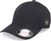 Hatstore- Crown Side Emroidered Black Flexfit - Iconic Cap