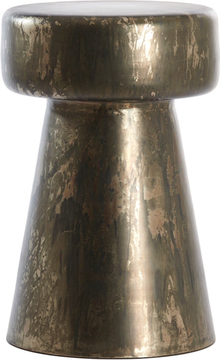 Bijzettafel DAKWA - Ø29x47cm - Zilver