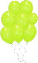LUQ - Luxe Lime Groene Helium Ballonnen - 25 stuks - Verjaardag Versiering - Decoratie - Feest Latex Ballon Lime Groen