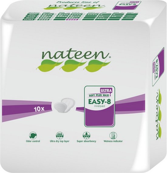 Nateen Easy-8 Ultra - 8 pakken van 10 stuks