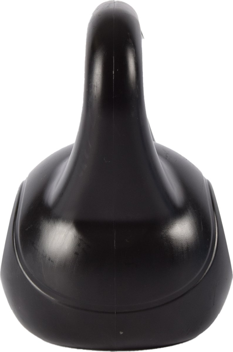 Zwarte 8 kg Kettlebell - Duurzaam Kunststof met Cementvulling - Gewichten Voor Krachtige Workouts - Binnen & Buiten – foto 4