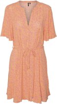Vero Moda Jurk Vmmenny 2/4 Short Shirt Dress Wwn G 10306199 Pink Cosmos/huki Dames Maat - M